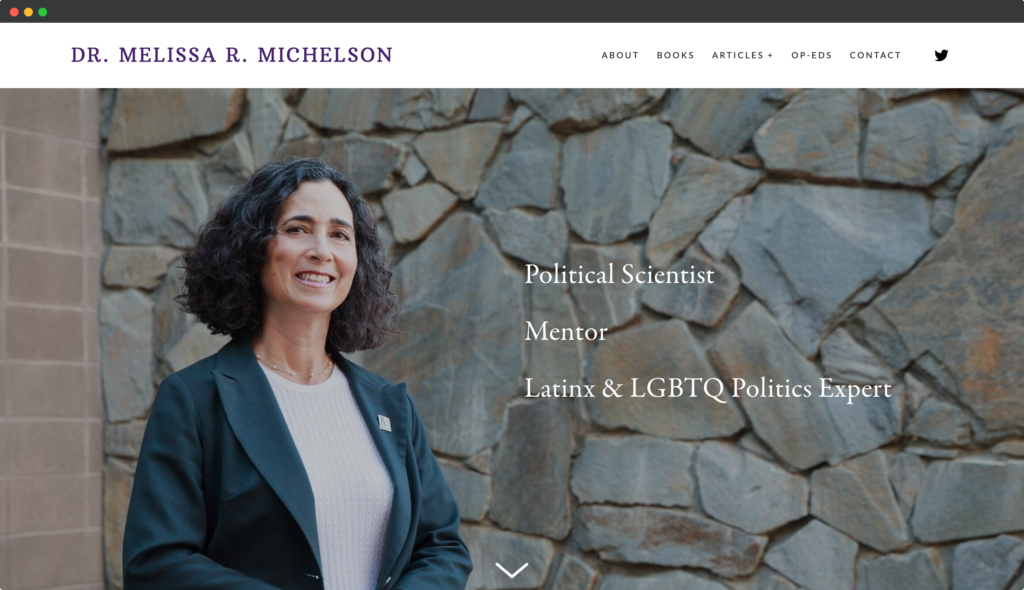 Melissa Michelson Website